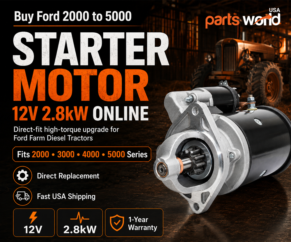 Buy Ford 2000 to 5000 Starter Motor 12V 2.8kW Online