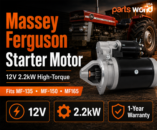 Purchase Massey Ferguson Tractor Starter Motor 12V 2.2kW Online