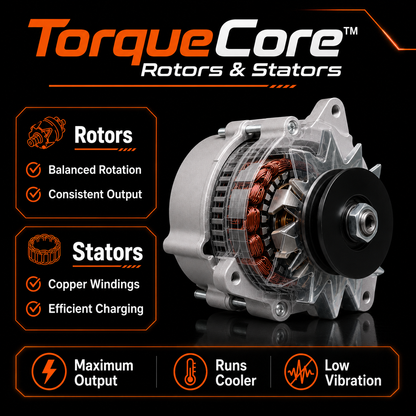12V 72A Alternator fits Allis Chalmers 7000 7010, FORD 296C (1985-1992)