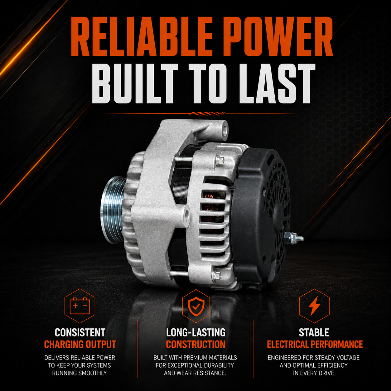12V 145A Alternator fits GMC Chevy Silverado 1500 (2005-2006) 8302N-6G1