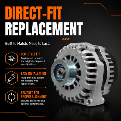 12V 160A  Alternator fits GMC Sierra 1500 Yukon 15093928 15857608