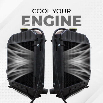 Copper Radiator fits Kubota Tractor B6100, B7100, B6100DP (NON HST)