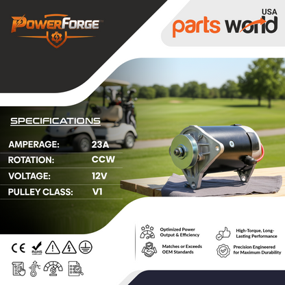 12V 23A Starter Generator fits Yamaha G2 G5 G8 G9 G11 G14 (1985-96)