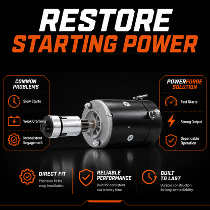 6V Starter Motor fits Ford 8N, 9N, 2N (1939-1952)