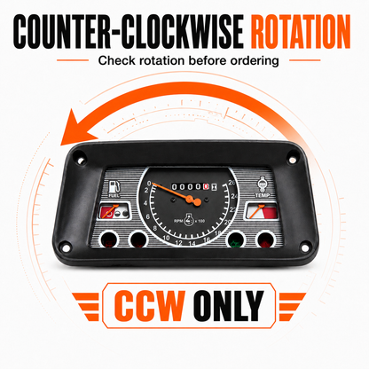 Cluster Gauge fits Ford 655A 6600 6610 6810 7600 E5NN10849BA