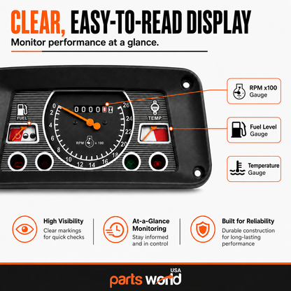 Cluster Gauge fits Ford 655A 6600 6610 6810 7600 E5NN10849BA