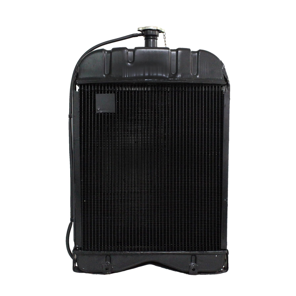  Front view of copper radiator compatible with Ford 2N, 8N, 9N tractors
