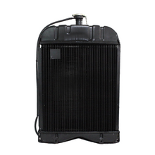  Front view of copper radiator compatible with Ford 2N, 8N, 9N tractors
