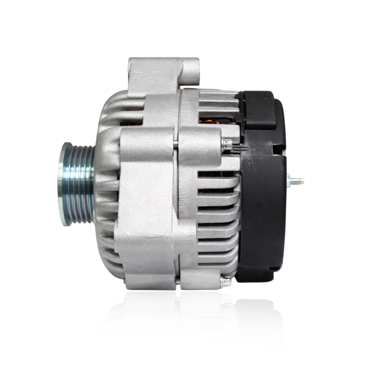 Side View of 12V 145A Alternator for GMC Sierra, Chevrolet Silverado 1500
