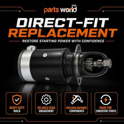 6V Starter Motor fits Massey Ferguson TO-20 (1948-1951)