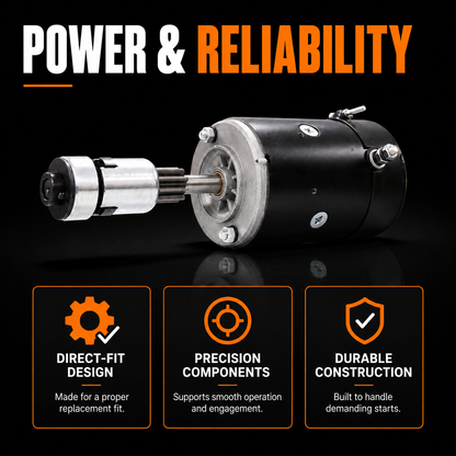 12V Starter Motor fits Ford 8N, 9N, 2N (1939-1952)