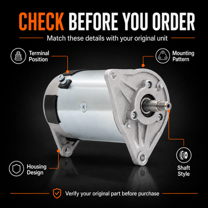 12V 23A Starter Generator fits Club Car DS, Precedent, Carryall