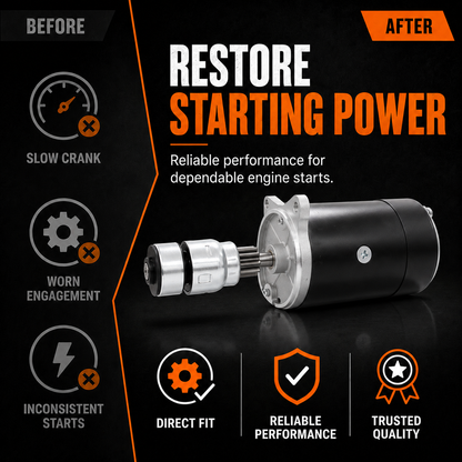 12V Starter Motor fits Ford F-100 F-350 Pickup Thunderbird (1962-1964)
