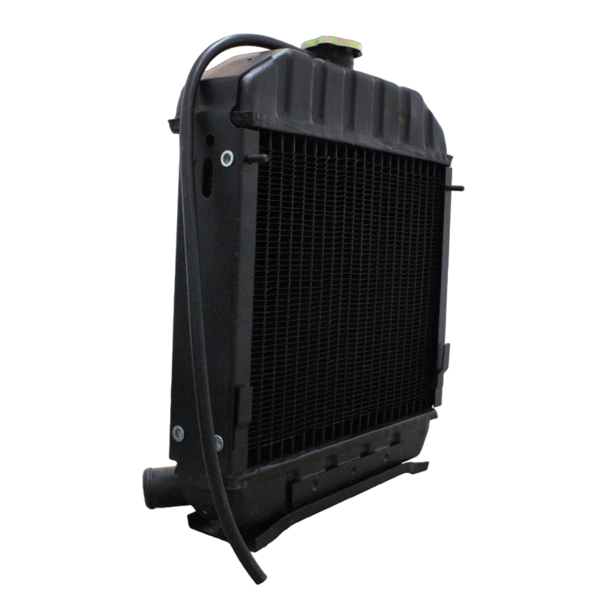 Top angle view of copper core radiator for Kubota B6100 and B7100 series