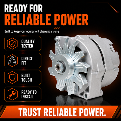 12V 63A Alternator fits 7127-12N CASE 1500 1800 Cruz Crane (1976-1978)