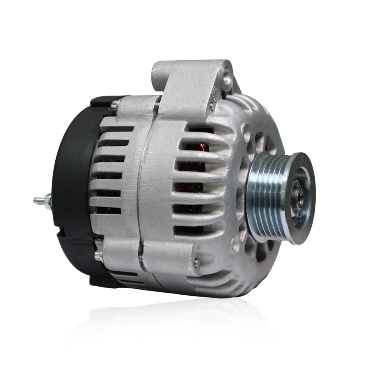 Side View of Alternator for GMC Silverado – 12V 105A Output