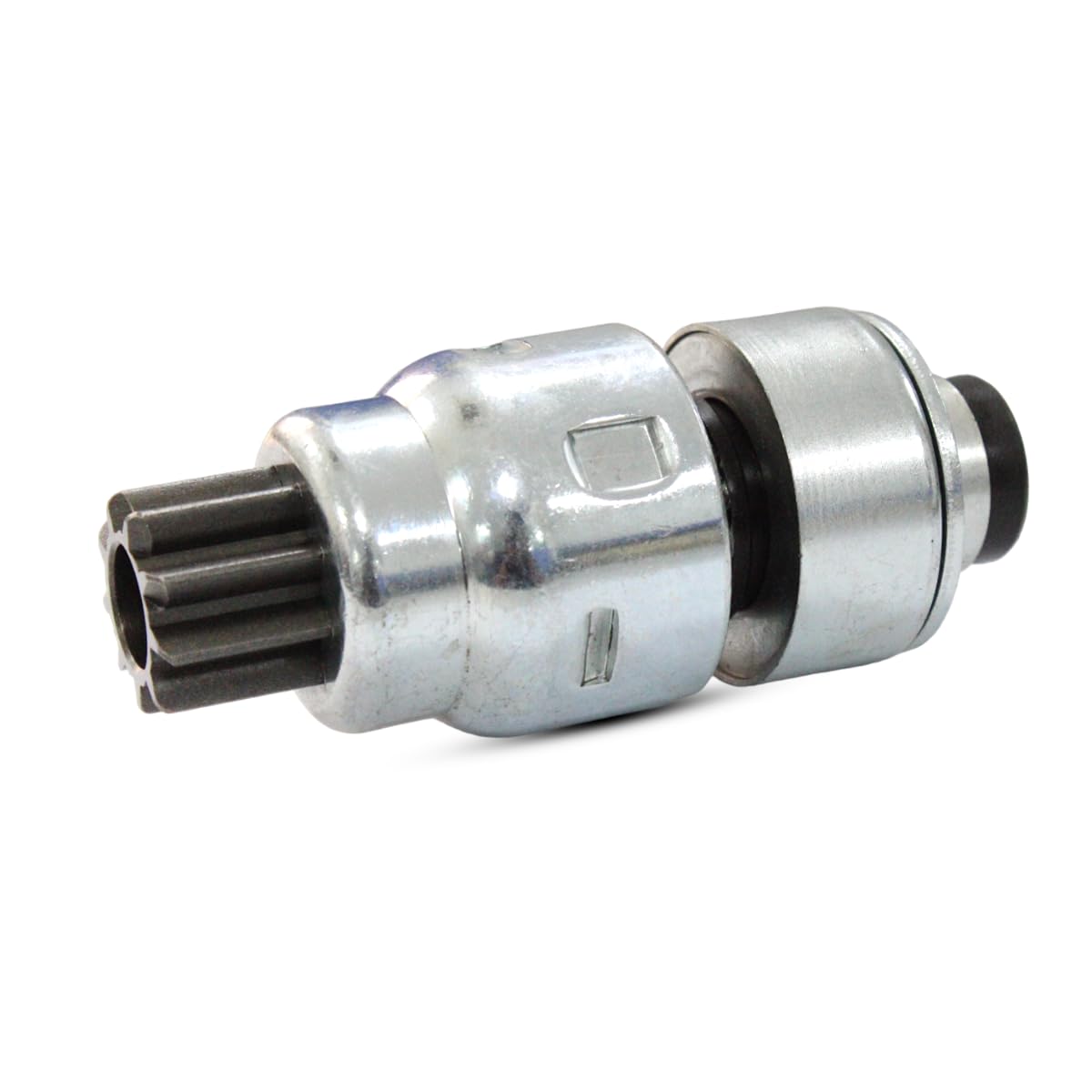  Angled view of starter drive for vintage Ford tractor models

