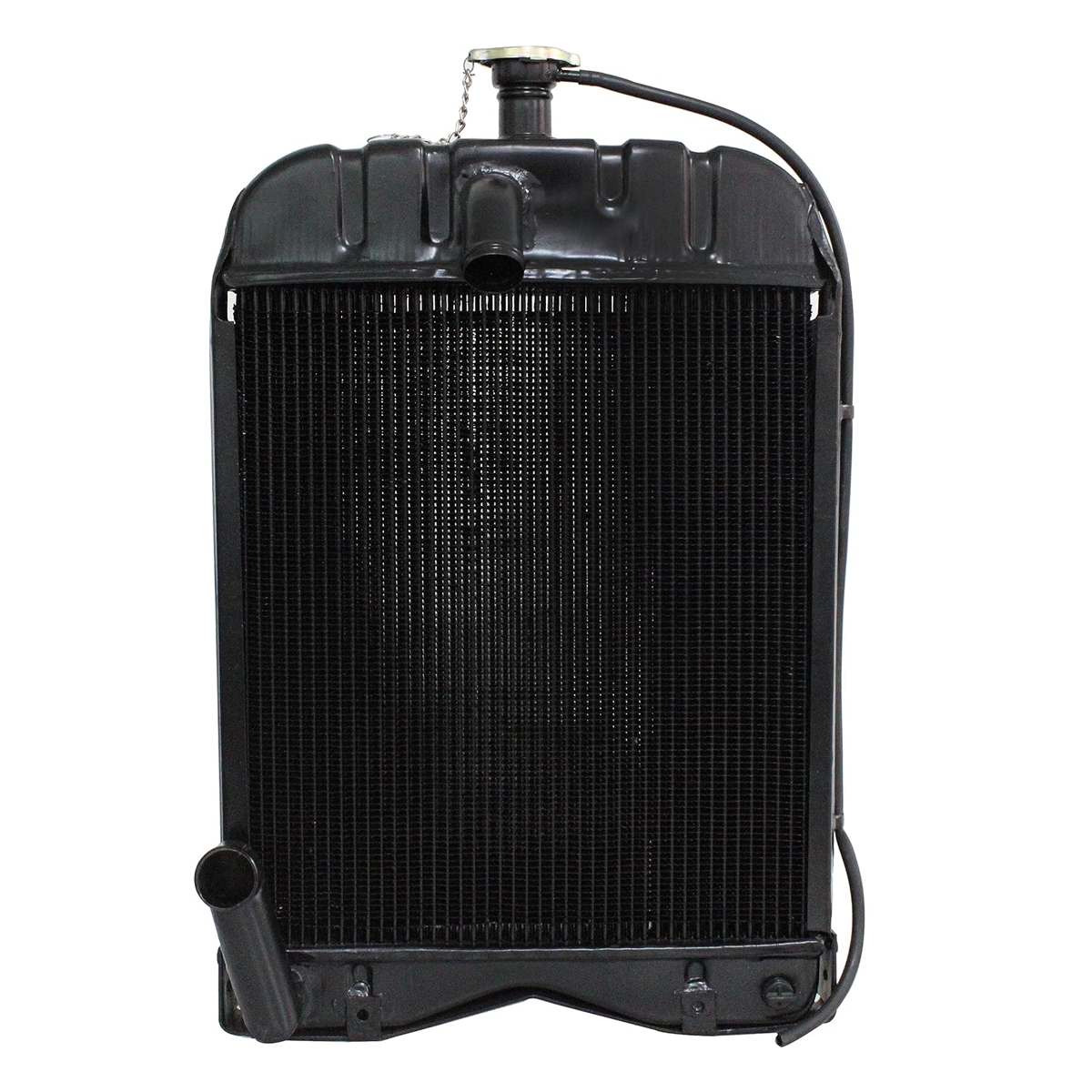 
Angled view of copper radiator for Ford 2N, 8N, and 9N models

