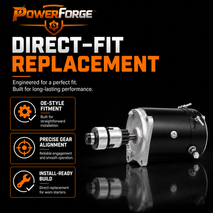 6V Starter Motor fits Ford 2000 (1961-64) New Holland 4030 4031