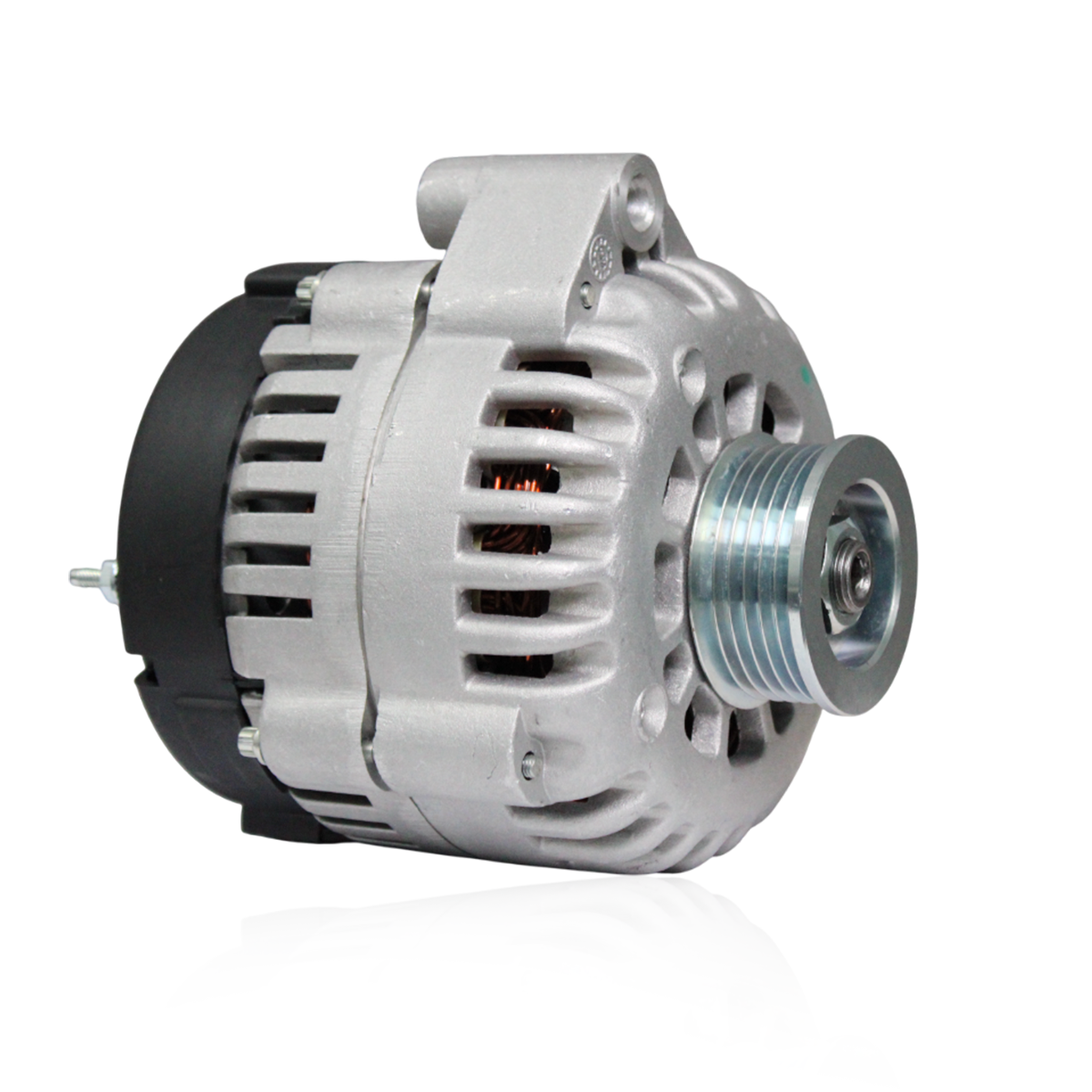  Bottom View of 12V 145A Alternator for GMC and Chevrolet Trucks
