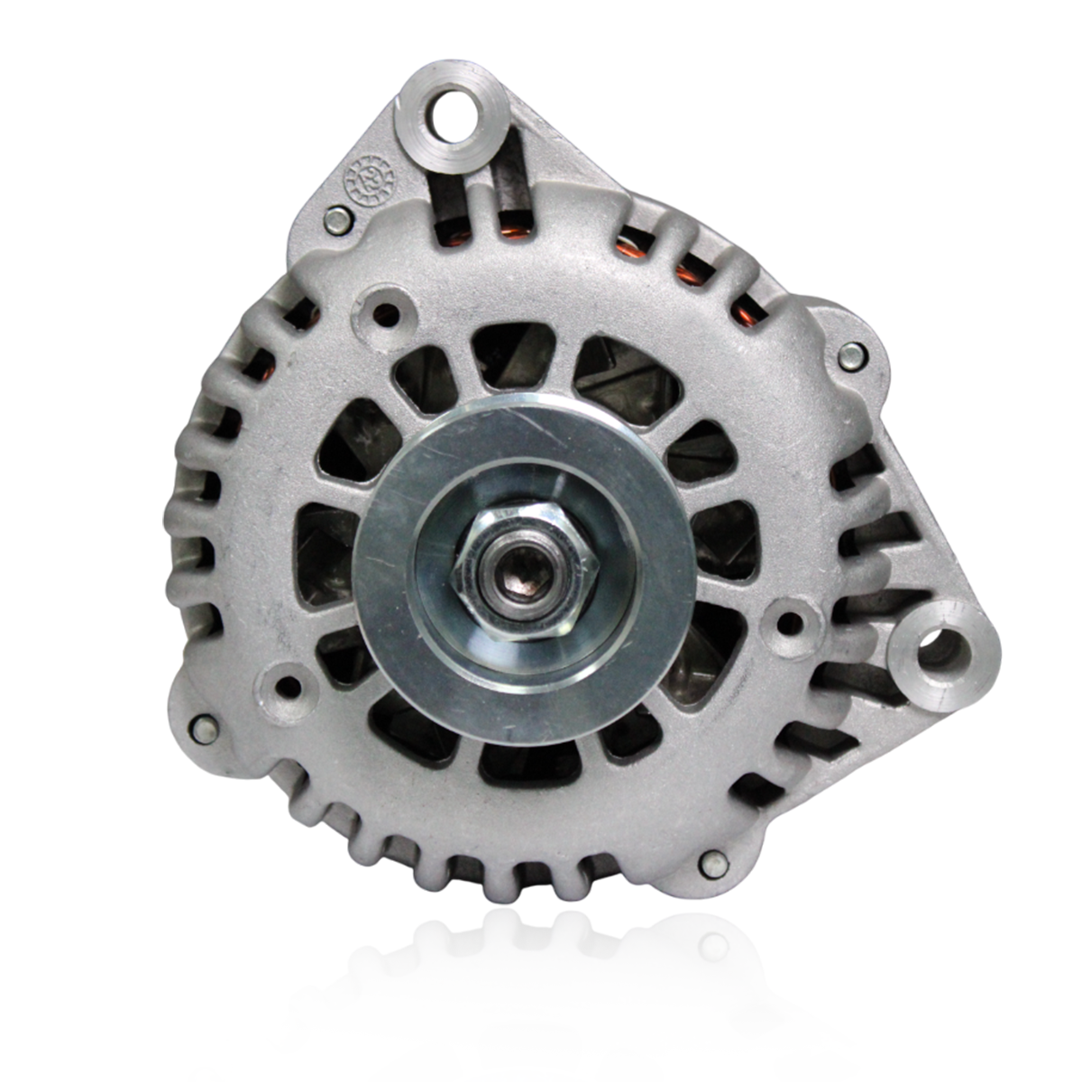 Rear View of 12V 105A Alternator for Chevrolet Silverado 1500, 2500