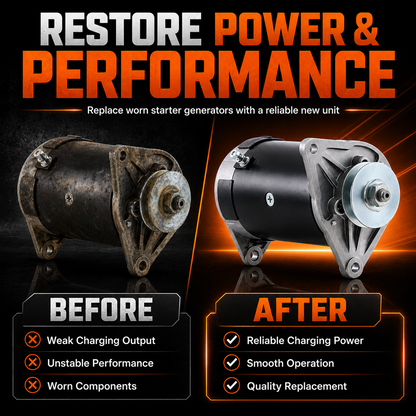 12V 23A Starter Generator fits Club Car DS, Precedent (1996 - 2015)