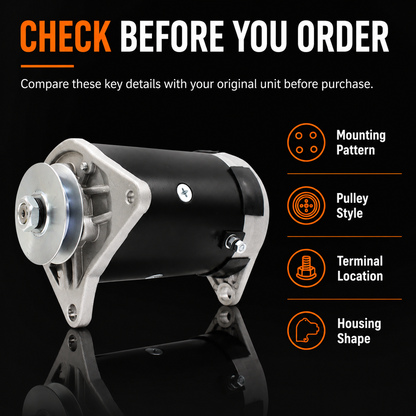 12V 23A Starter Generator fits EZ-GO GXT Medalist MG2 TXT (1980-2008)