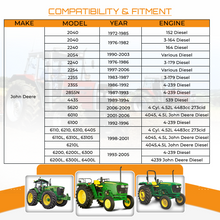 12V 3kW Starter fits John Deere 6200L, 6300L, 6400L (1993-2005)