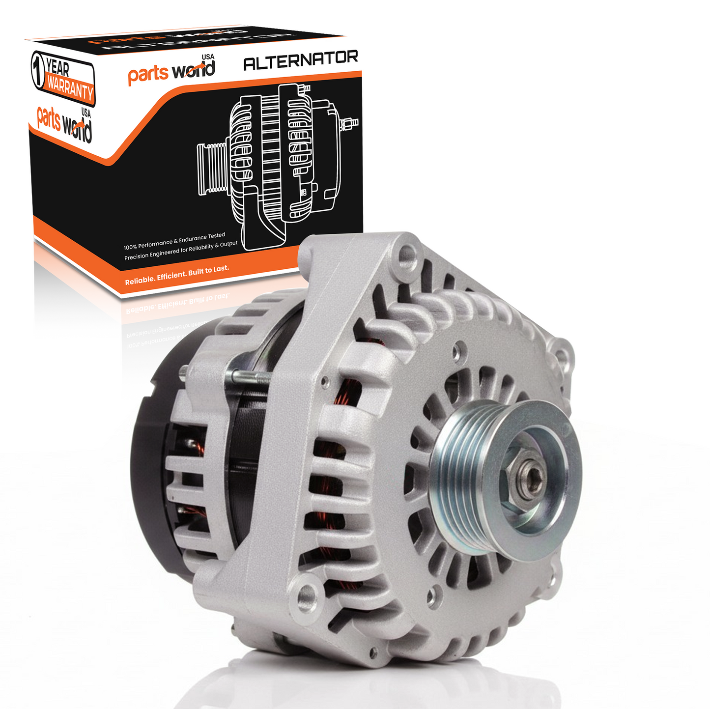12V 145A Alternator fits GMC Sierra Chevrolet Silverado 1500 8237N