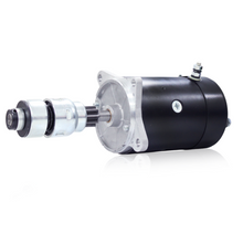 6V starter motor front angle view for Ford 501, 601, 701, 801 tractors
