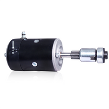 Side view of 6V starter motor for Ford 8N, 9N, and 2N tractors (1939–1952)
