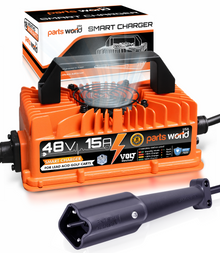 VoltRevive™ 48V 15A Golf Cart Charger for Yamaha G29 | TrickleFlow