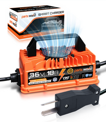 VoltRevive 36V 18A Golf Cart Charger for EZGO & Yamaha | TrickleFlow