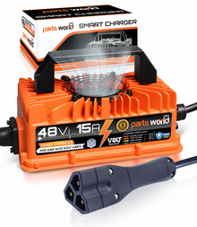 VoltRevive™ 48V 15A Golf Cart Charger for EZGO RXV & TXT| TrickleFlow