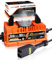 VoltRevive 36V 18A Charger for EZGO TXT Golf Carts | TrickleFlow™