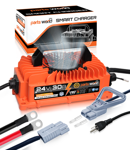 VoltRevive™ 24V 30A Smart Battery Charger for Forklift| TrickleFlow™