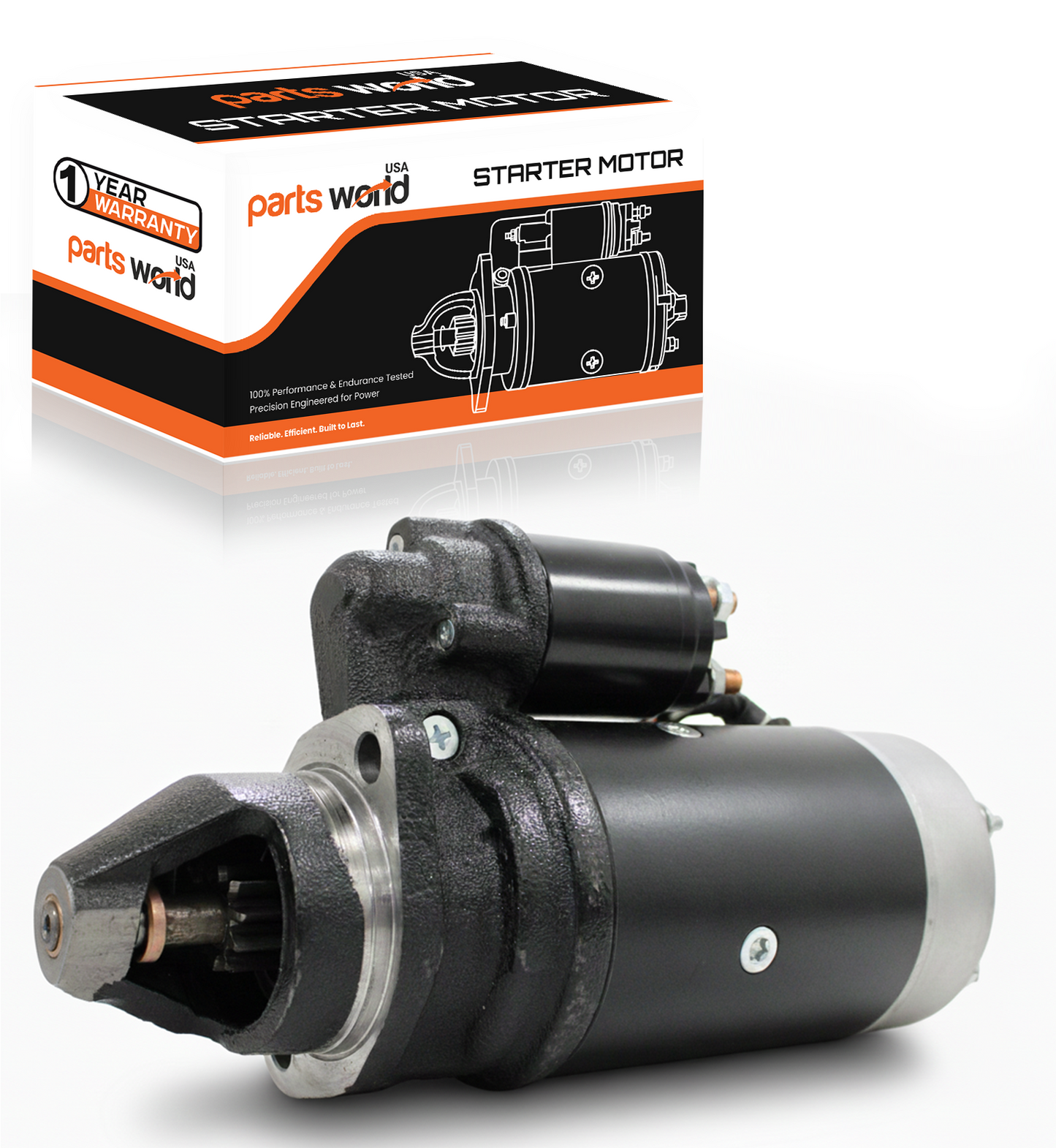 12V 3kW Anlasser passend für Massey Ferguson MF-399, MF-290, MF-375 (1983-1999)