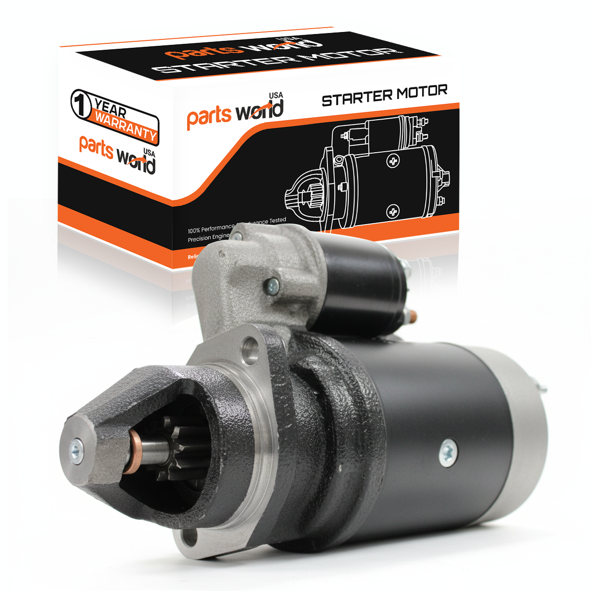 12V 2.7kW Starter fits John Deere 1032, 1040, 1042, 1052 (1983-1989)