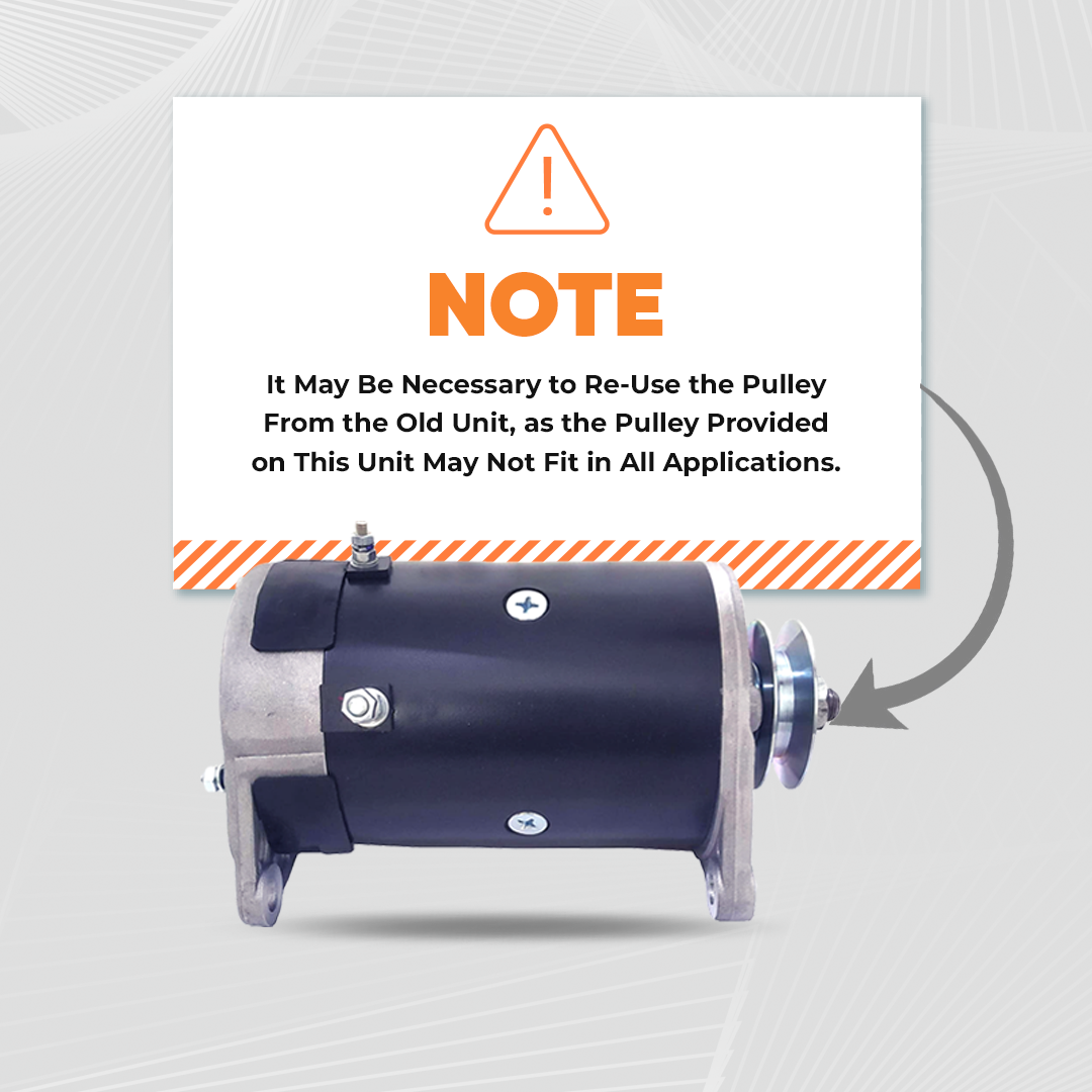 PW03-277 Alternator pulle note