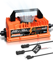 LithiumLogic™ 48V (Max 58.4V) 18A battery charger with M19 Plug