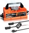LithiumLogic™ 48V (Max 58.4V) 18A battery charger with M19 Plug