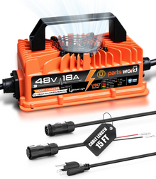 LithiumLogic™ 48V (Max 58.4V) 18A battery charger with M19 Plug