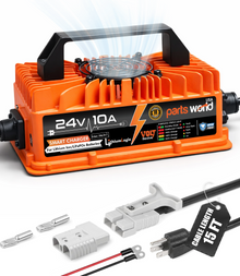 LithiumLogic™ 24V (Max 29.2V) 10A battery charger with SB50 plug