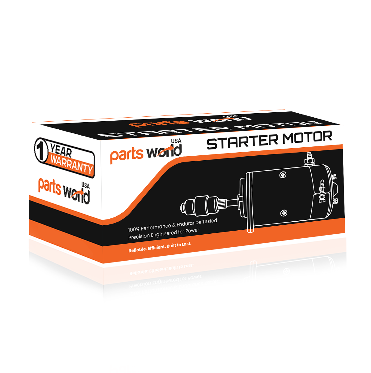  Branded packaging of 12V starter motor – fits Farmall H, MTA, MV tractors
