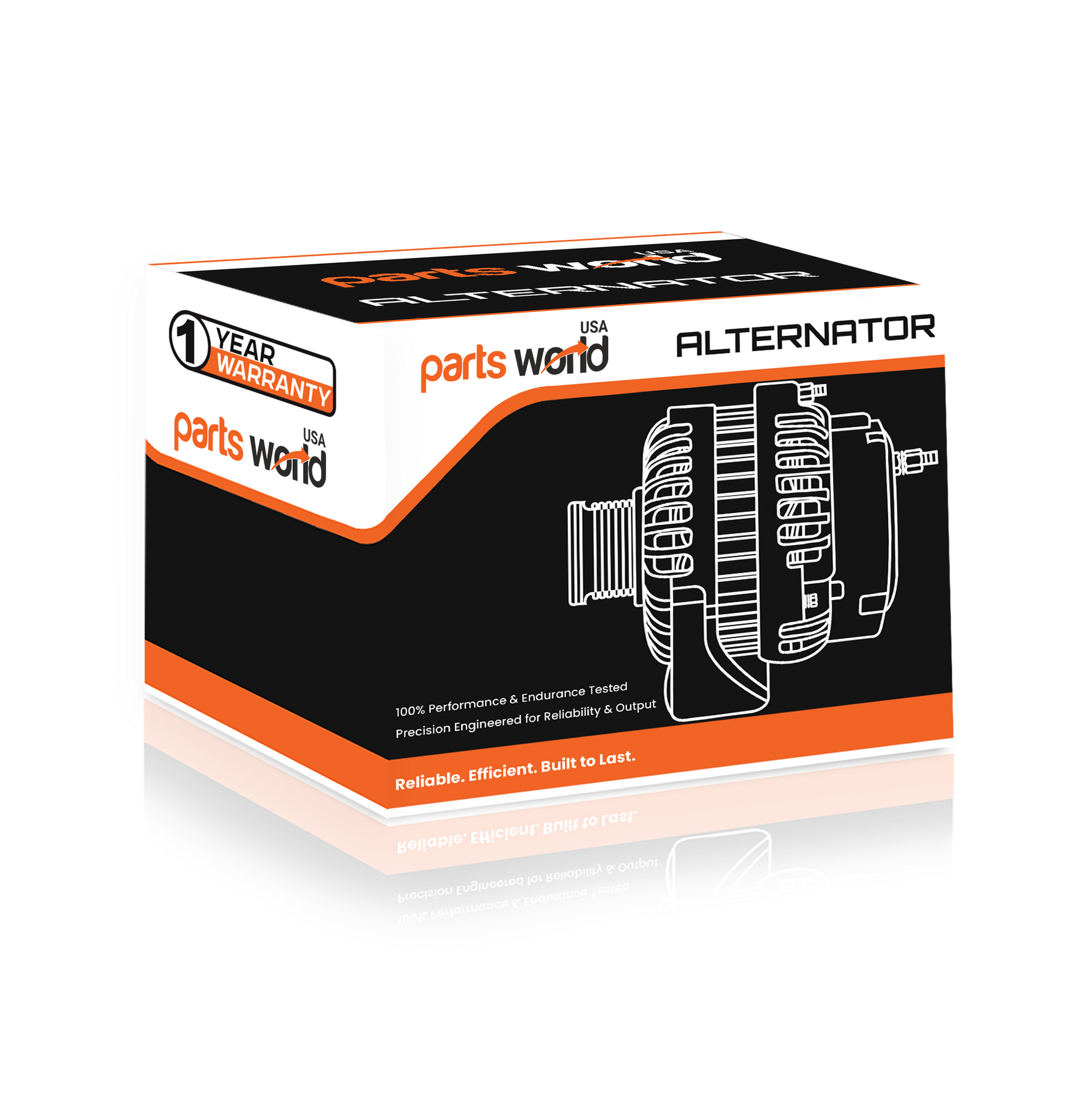 Alternator Box Packaging Front and Back for GMC and Chevy Trucks
