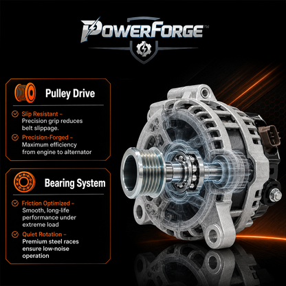 12V 150A Alternator fits Toyota Highlander 2011-2016, Sienna 2007-2016