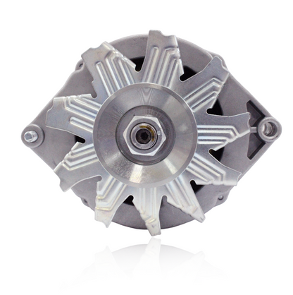 Side view of 12V alternator compatible with CASE Cruz Crane models
