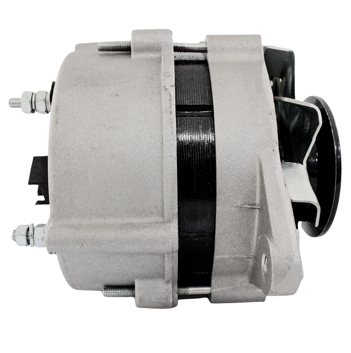  Front view of 12V 55A alternator for Ford 455C 555C 655C tractors