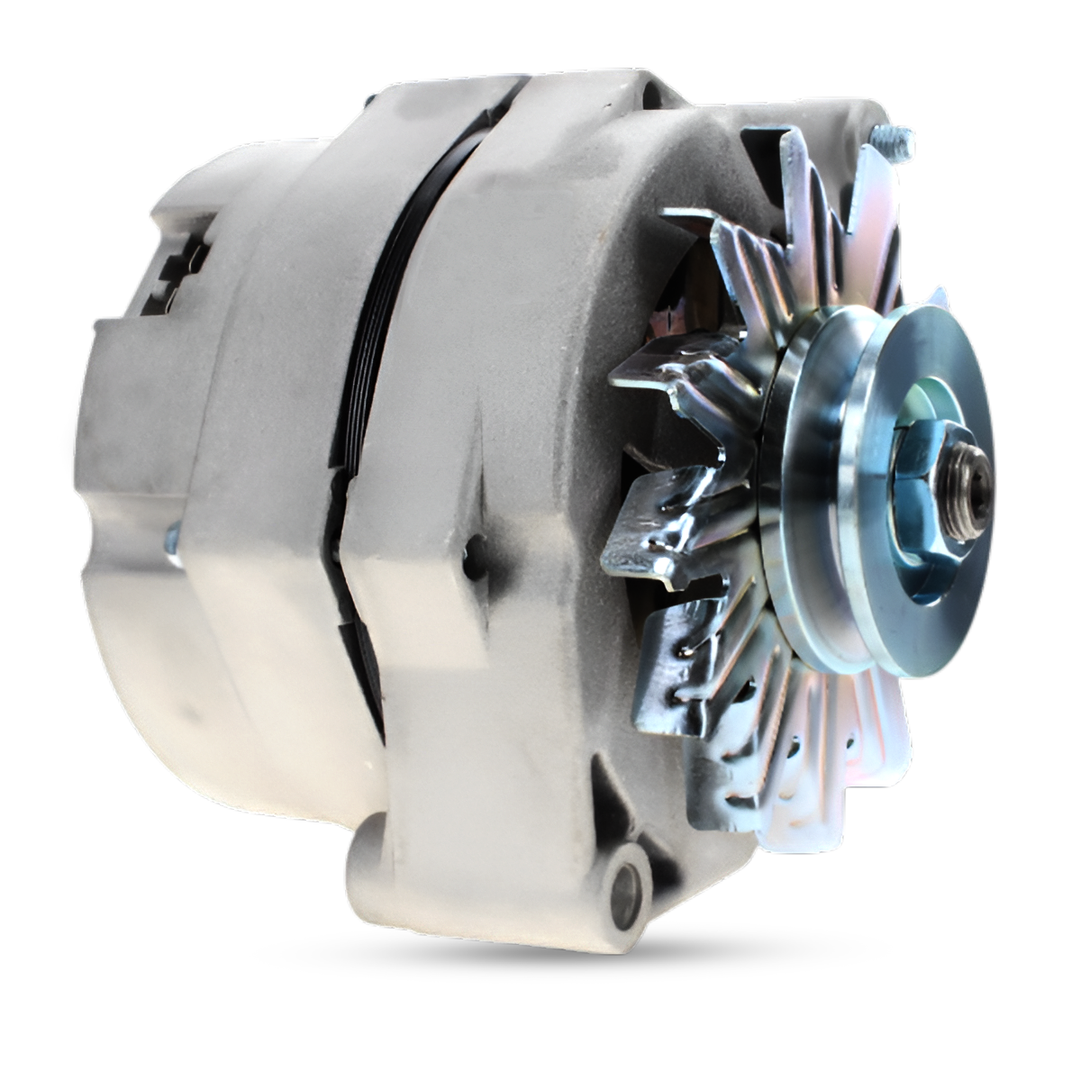  Front View of 12V 63A Alternator for GMC C15, Chevy C20