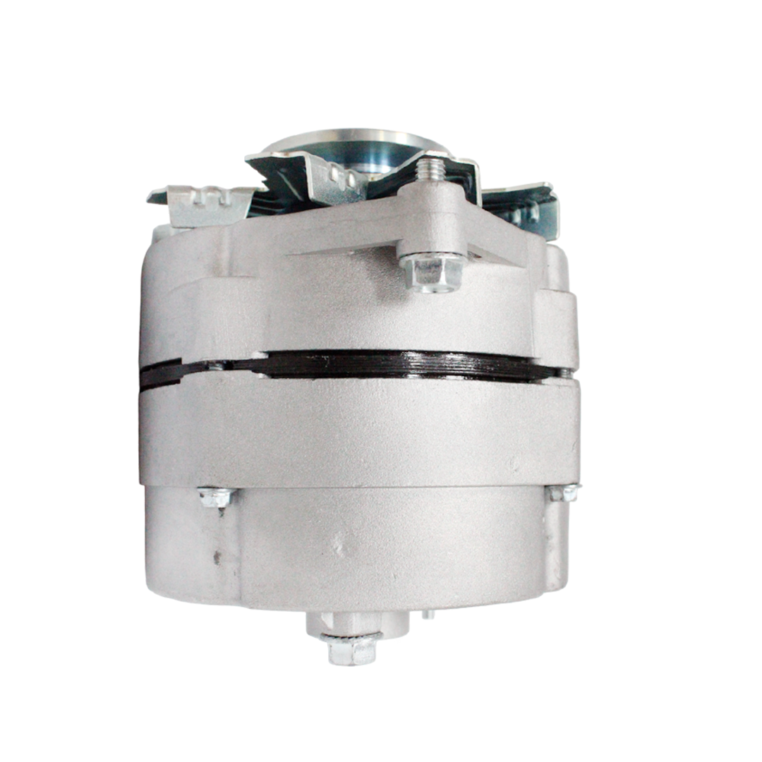 Close-up showing electrical connectors of 72A alternator for Allis and Ford